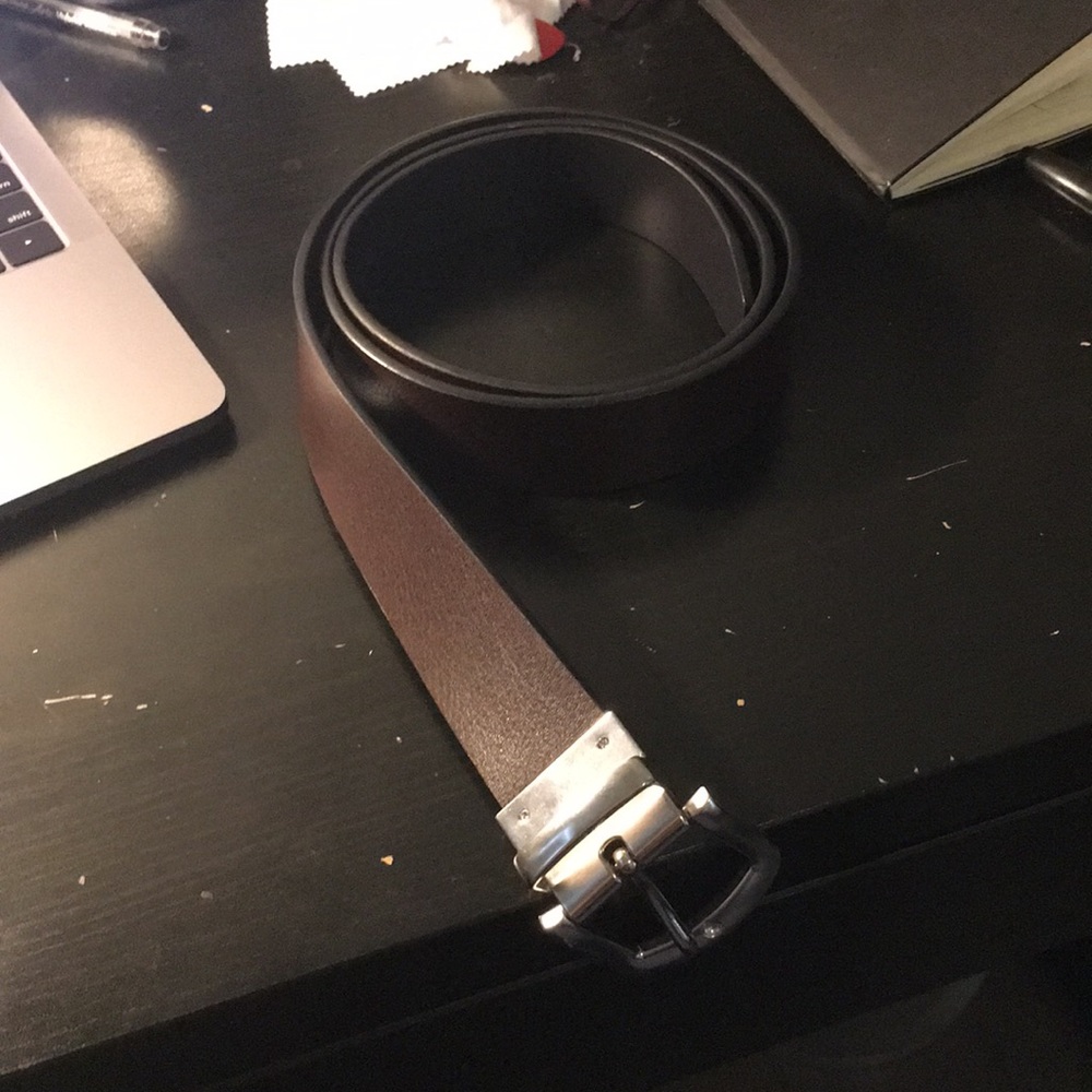 Nautica Black/Brown Switchable Belt